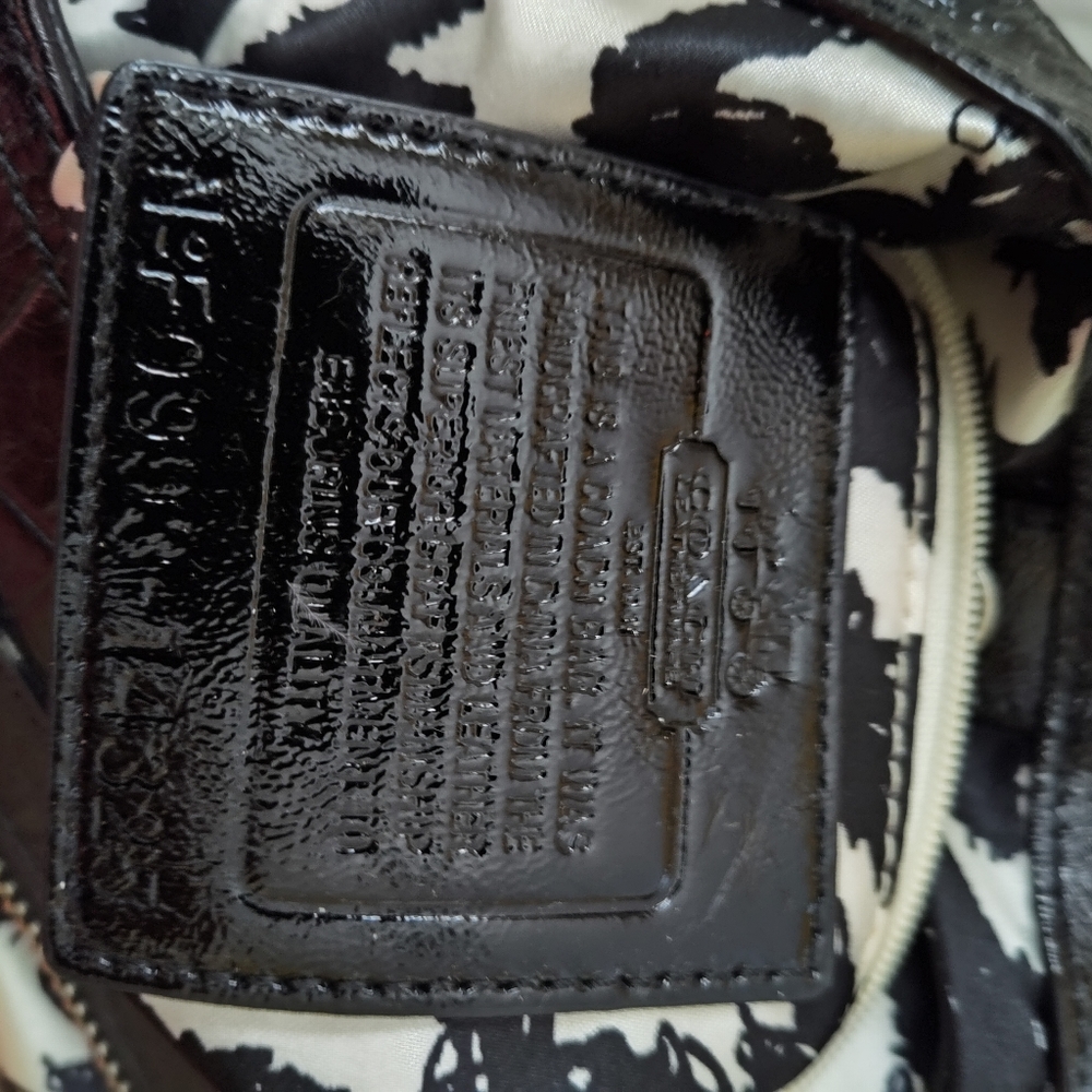 Authentic Coach Madison Maggie Embossed Crocodile